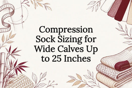 Decorative wide-calf sizing title card