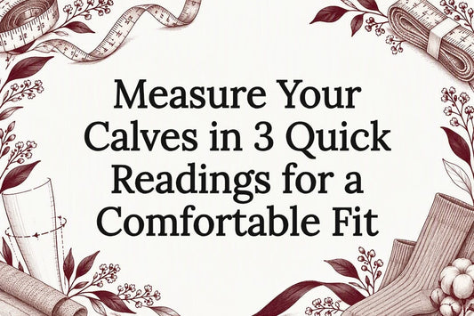 Decorative calf measurement title card illustration