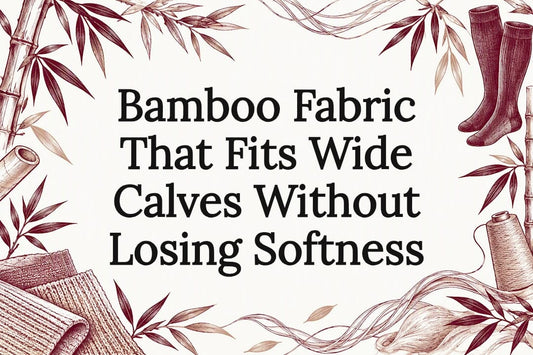 Decorative bamboo sock title card