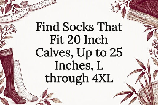 Wide-calf sock sizing title card