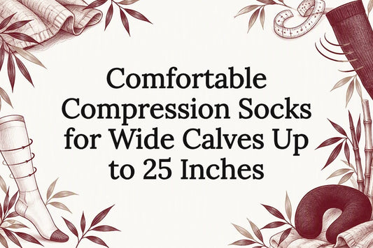 Decorative compression sock title card
